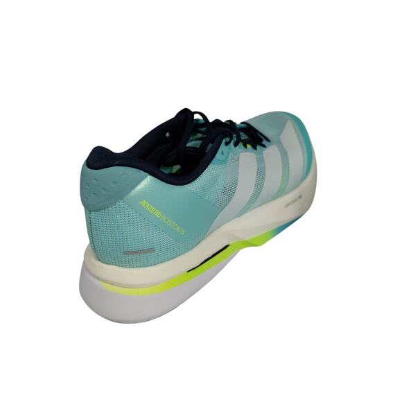 adidas Adizero Boston 13 Aqua Lucid Lemon Shoes JS4945 Men’s Size 9.5 RARE main image 6